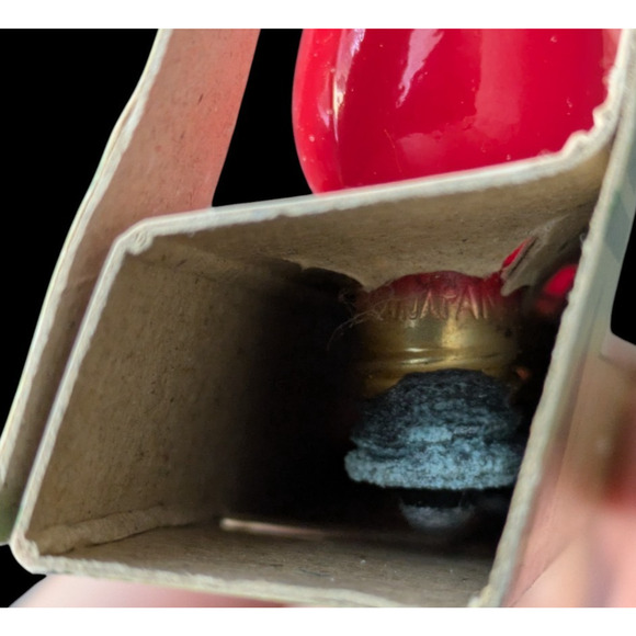 Grants Christmas Shop 5 C-6 Red Lamps Lightbulbs Holiday Japan Vintage AS IS - Picture 3 of 5